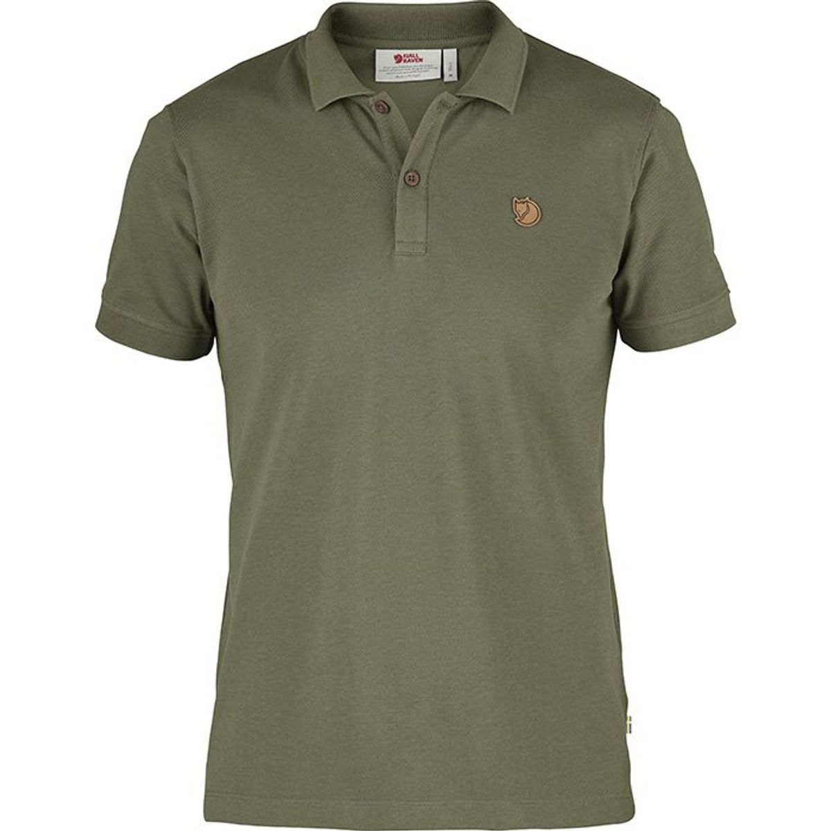 Fjällräven Övik Polo Shirt Herre / Mænd-Grøn-M - T-Shirt, Polo-shirt