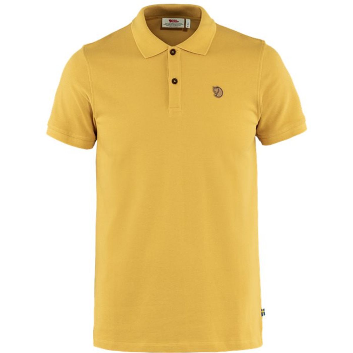 Fjällräven Övik Polo Shirt Herre / Mænd-ochre-2XL - T-Shirt, Polo-shirt