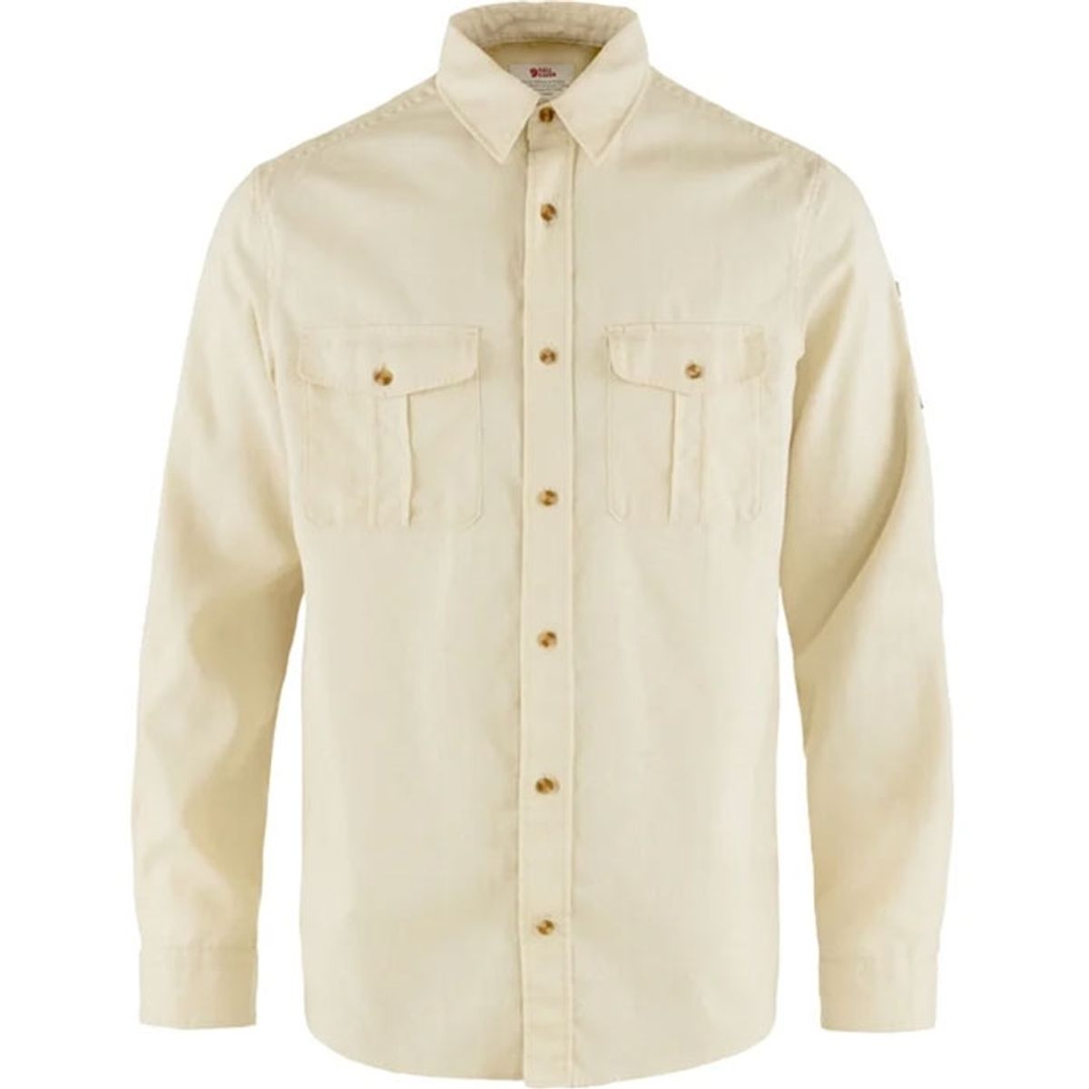 Fjällräven Övik Travel Shirt LS Herre / Mænd-chalk Hvid-2XL - Skjorter