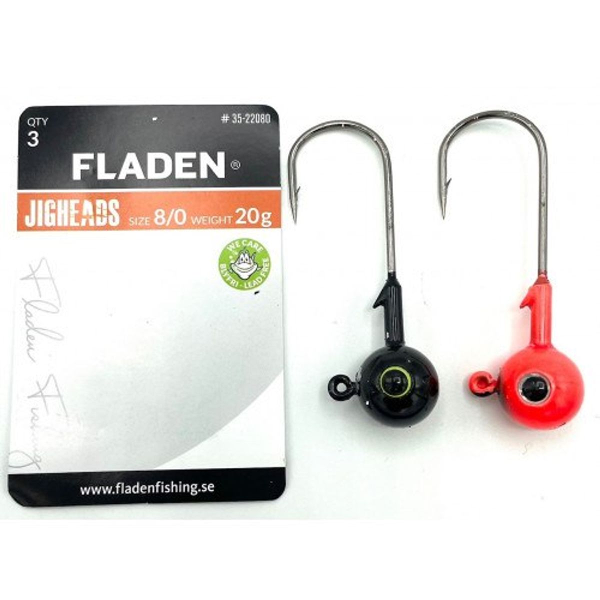 Fladen Jighoveder Orange/Sort