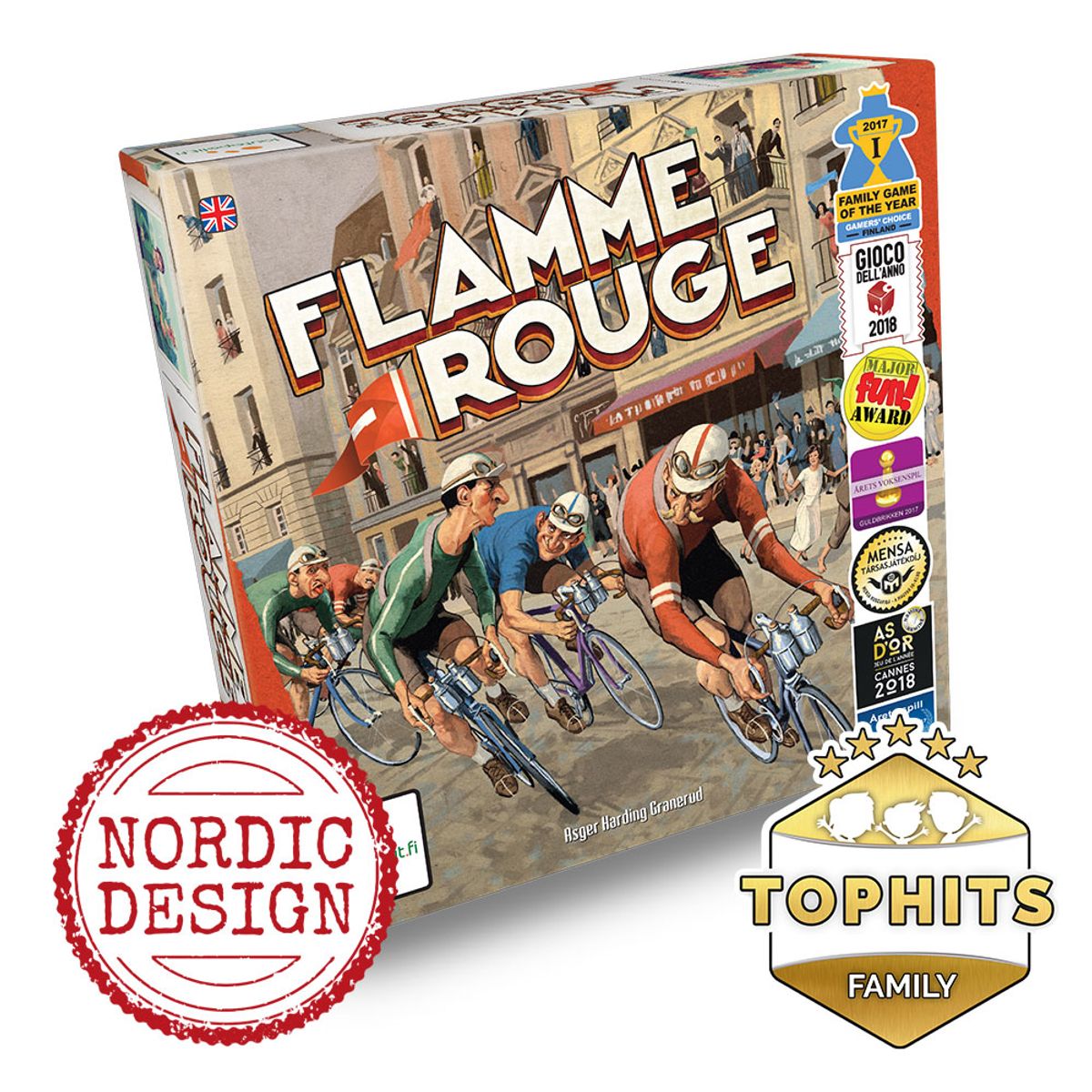 Flamme Rouge - Engelsk