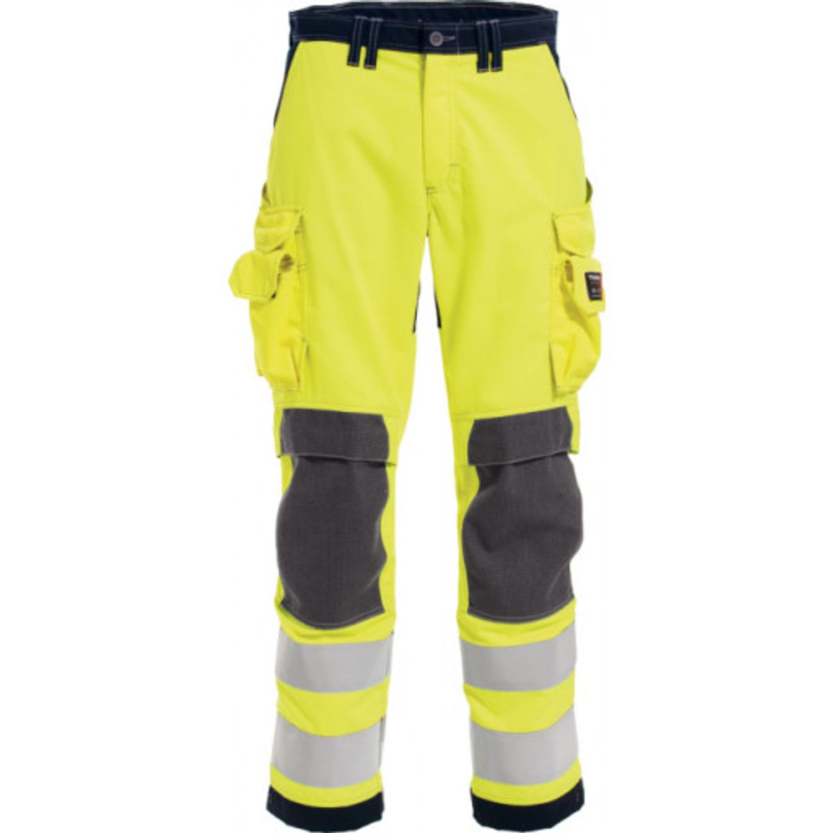 Flammehæmmende buks 582081, High-Vis kl.2 gul/marineblå, 148