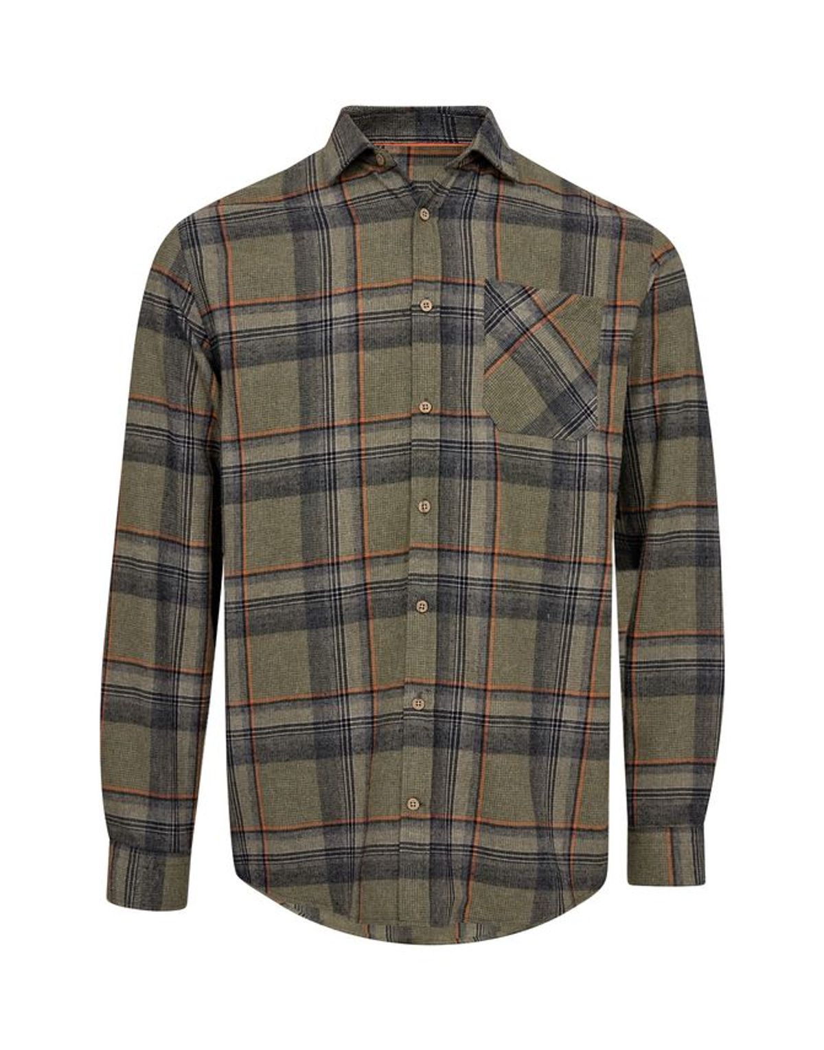 Flannel shirt l/s modern fit