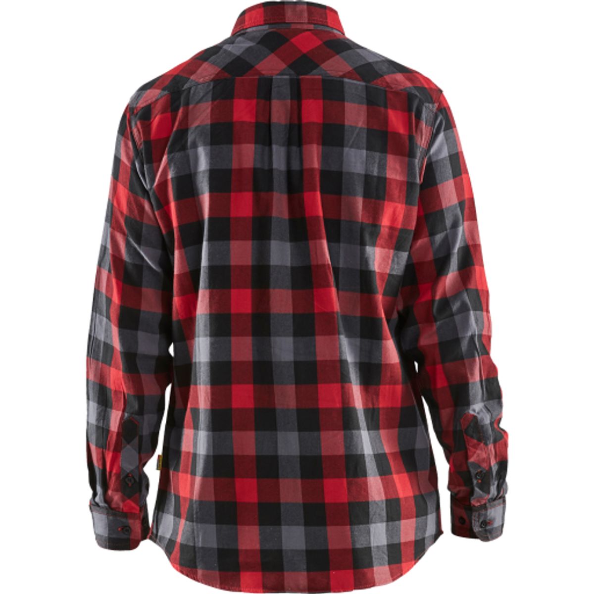 Flannel skjorte Rød/sort S