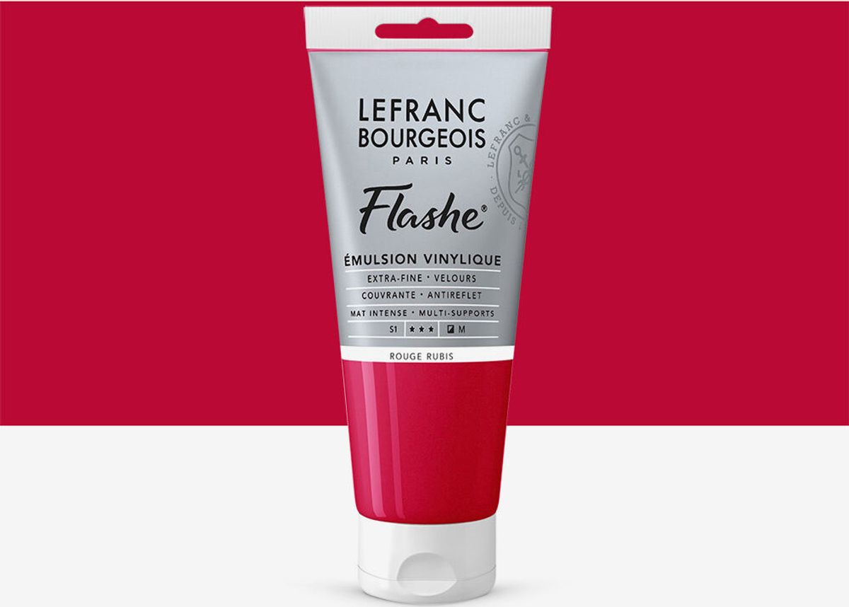 Flashe Acrylic 80ml Tube Ruby Red - 300615