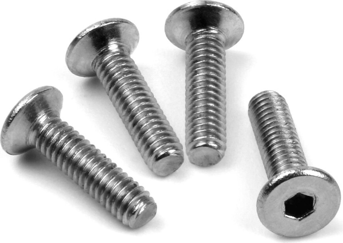 Flat Head Screw M2.6x10mm (4pcs) - Mv150442 - Maverick Rc