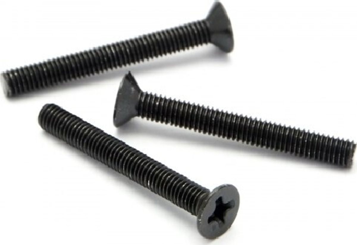 Flat Head Screw M3 X 25mm (10 Pcs) - Hpz533 - Hpi Racing