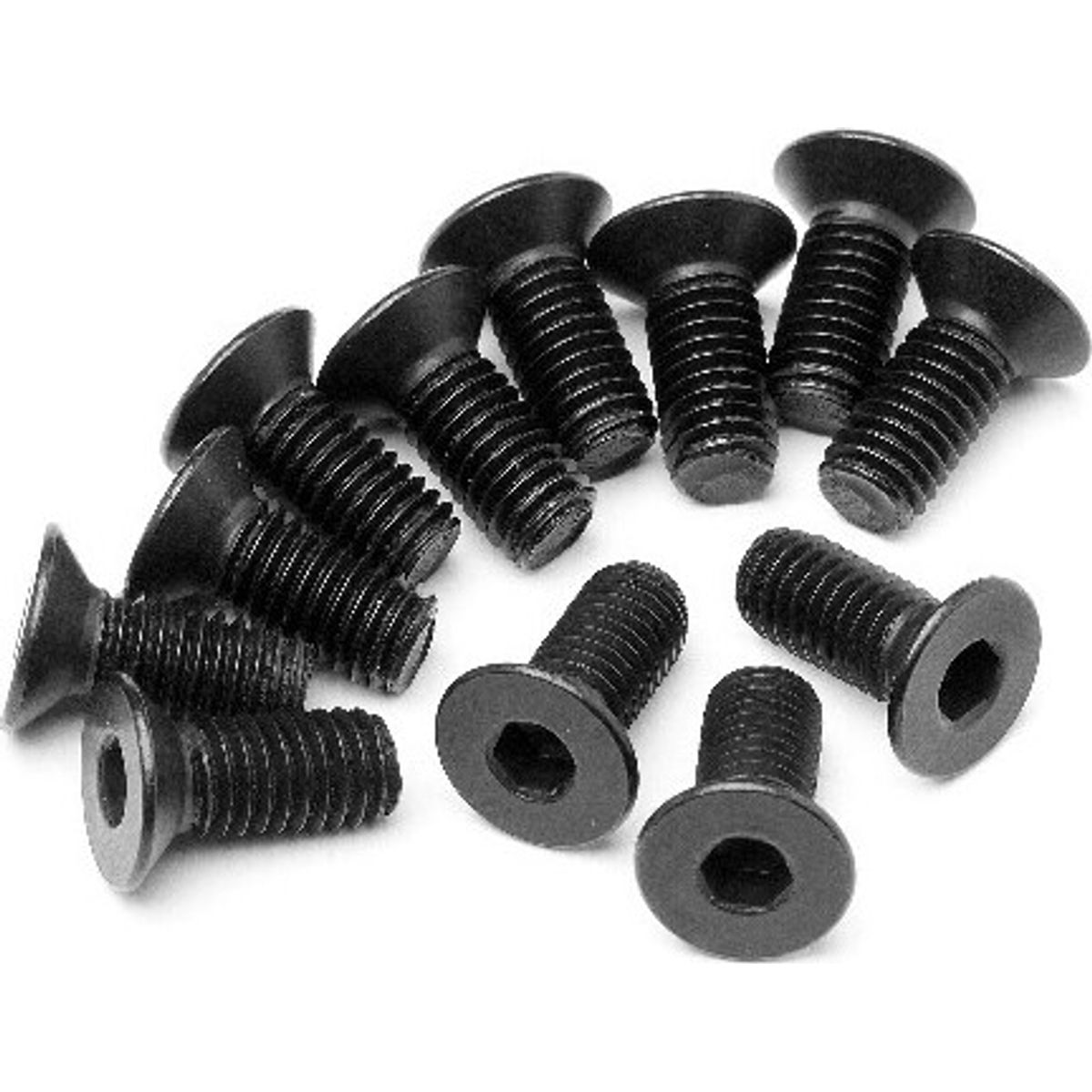 Flat Head Screw M5x12mm 12 Pcs - Mv24075 - Maverick Rc