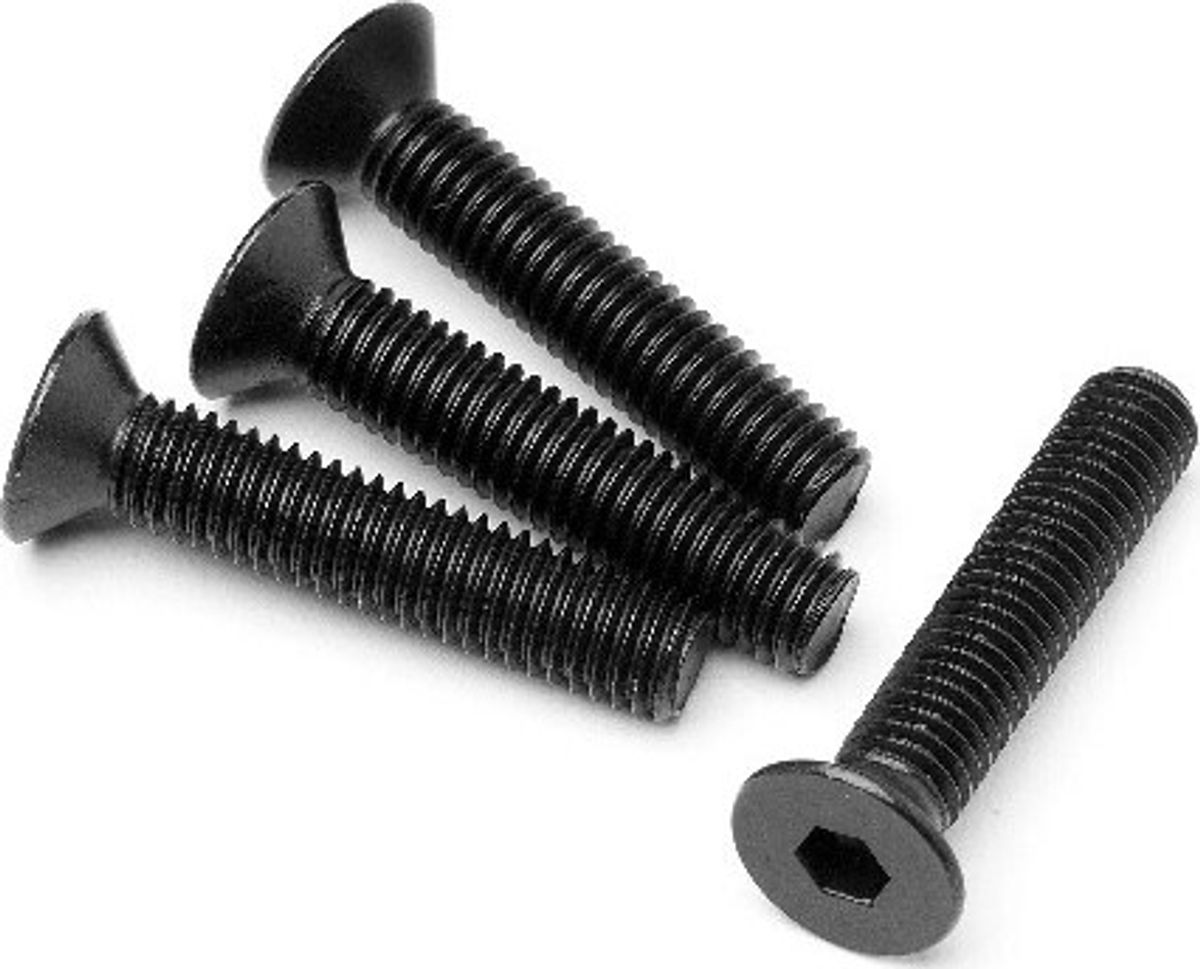 Flat Head Screw M5x25mm 4 Pcs - Mv24079 - Maverick Rc