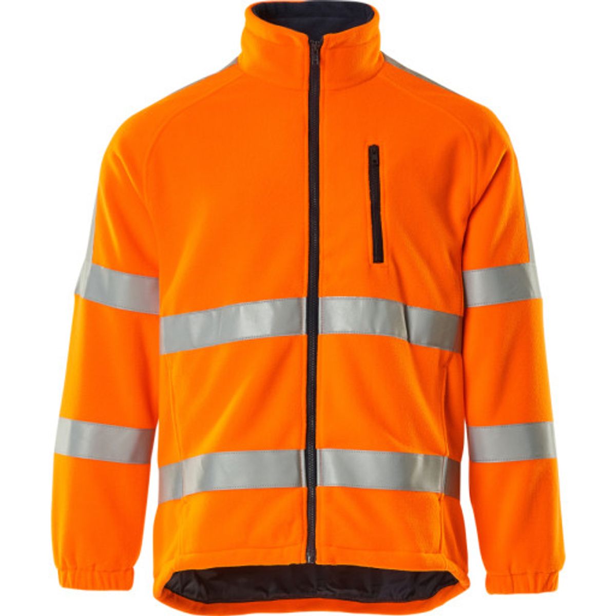 FLEECEJAKKE,2XL,HI-VIS ORANGE