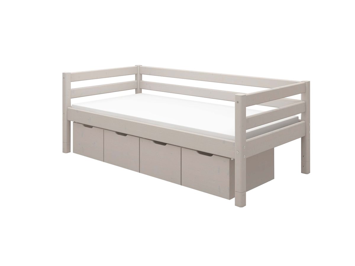 FLEXA Daybed 209.3 cm x 76.5 cm x 99.9 cm Grey Washed Pine