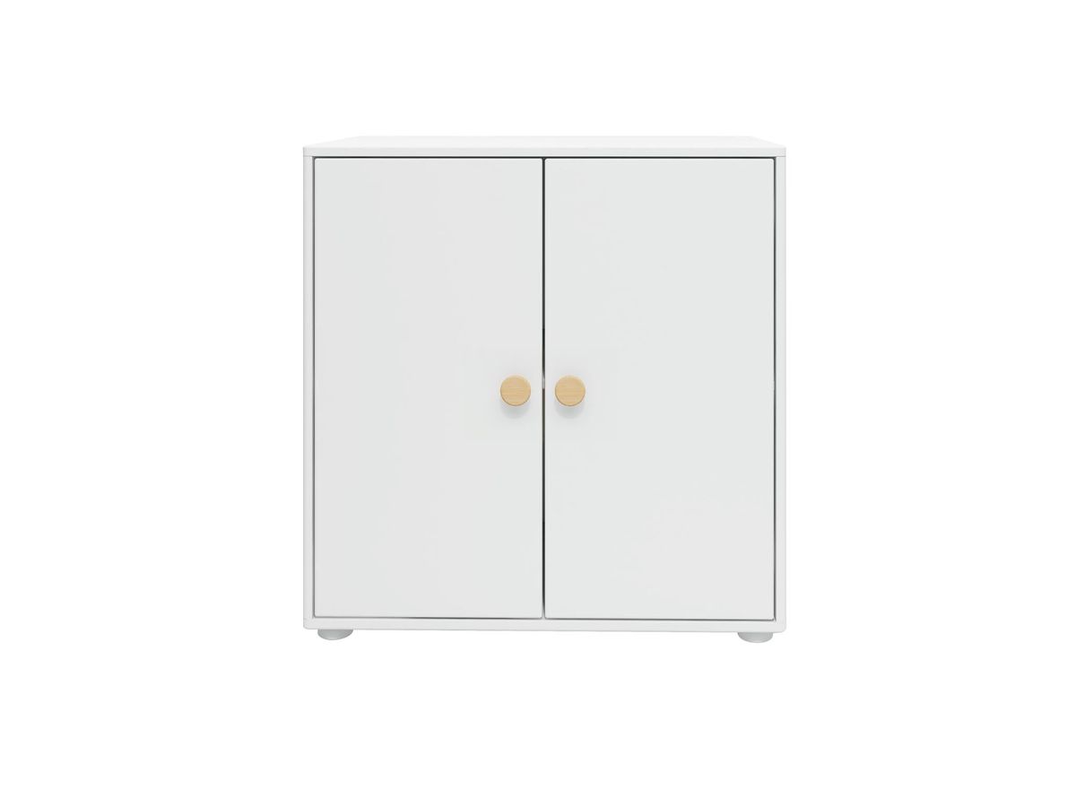 FLEXA Skab, 1 hylde + 2 låger 74.5 cm x 72.0 cm White/Oak