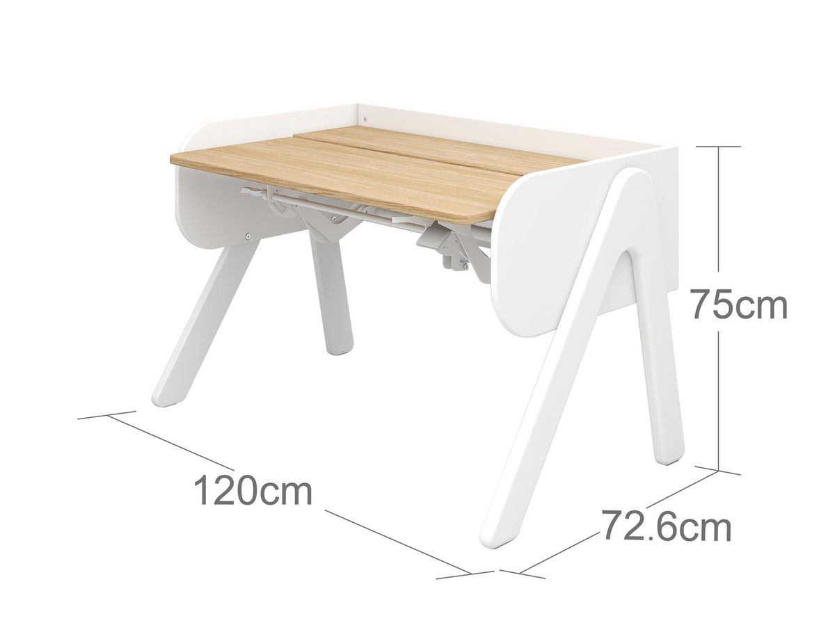 FLEXA Woody Nor 75.0 cm x 120.0 cm White/Oak