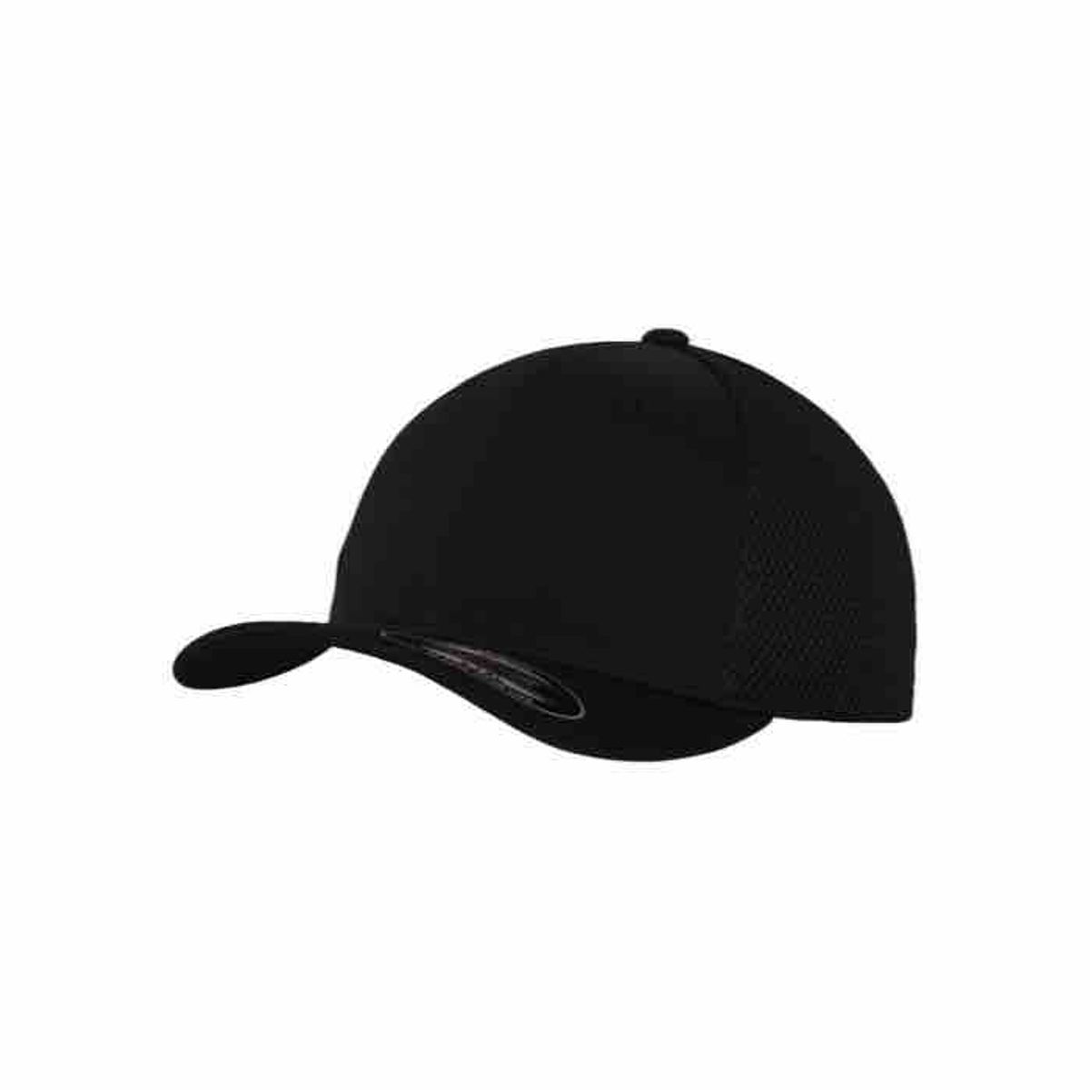 Flexfit Cap Baseball Tactel Mesh Black_Large/x-large