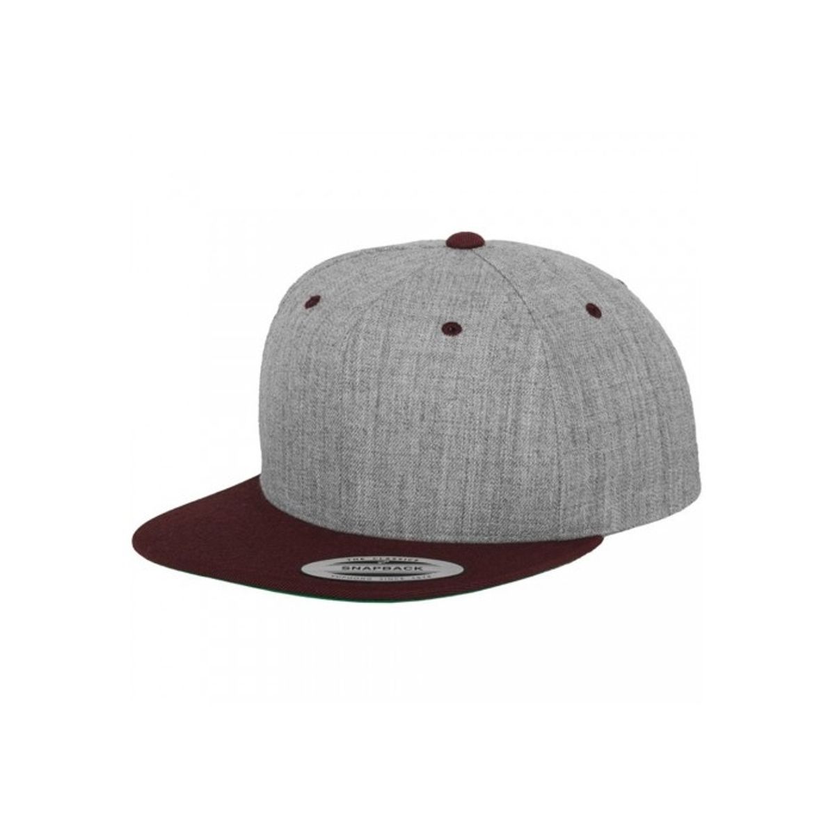 Flexfit Snapback Grey Maroon