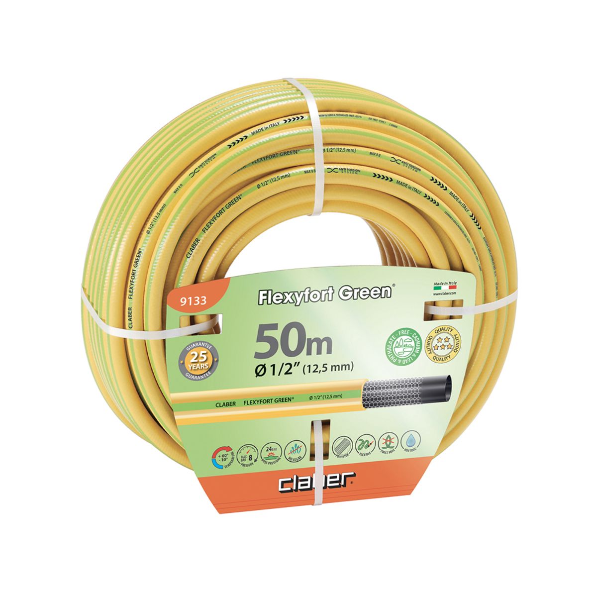 Flexyfort Green 1/2", Claber, 50m