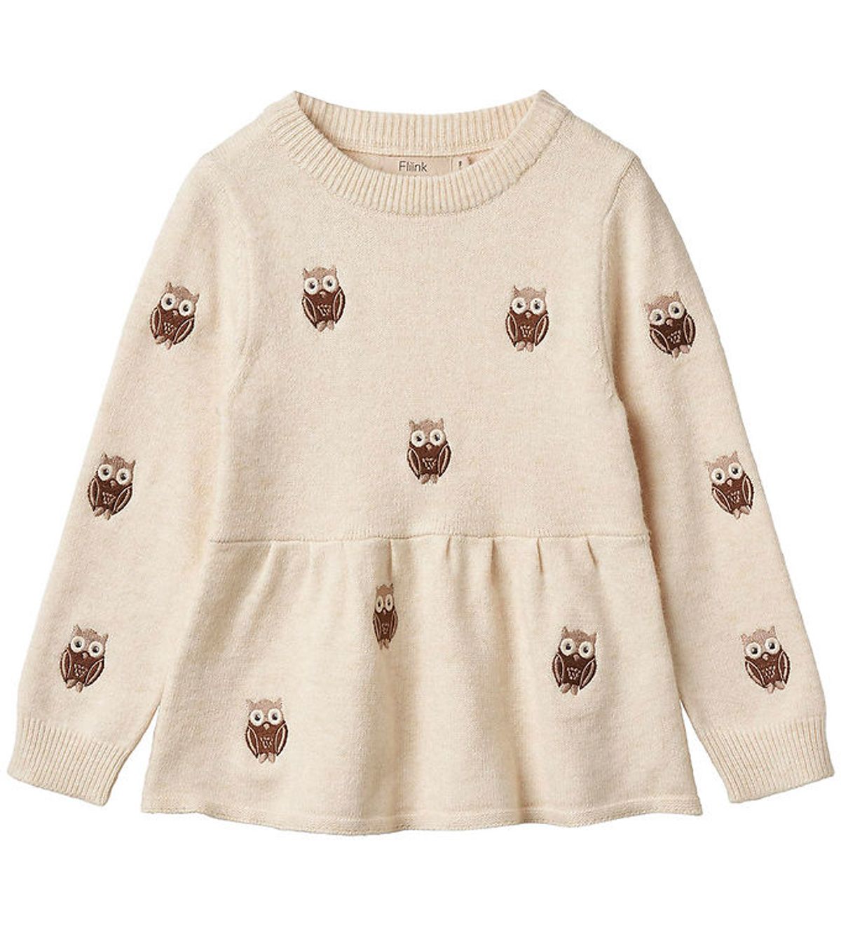 Fliink Bluse - Alon Owl - Sandshell