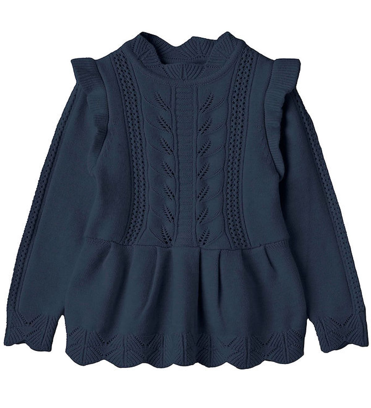 Fliink Bluse - Strik - Alilly Peplum - Insignia Blue