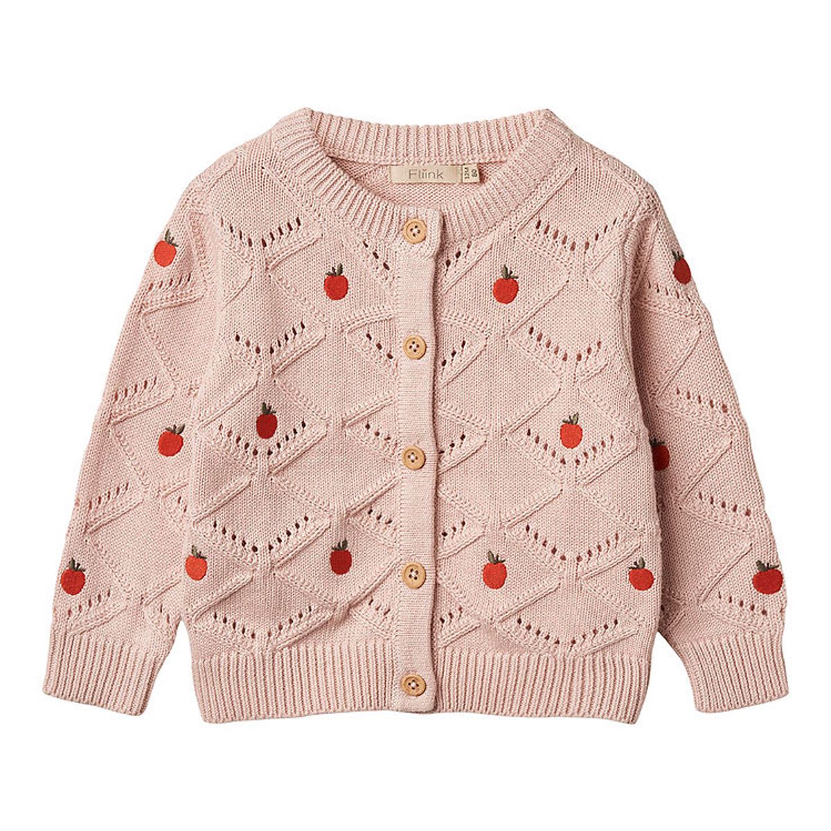 Fliink Cardigan - Mela Apple - Peach Whip