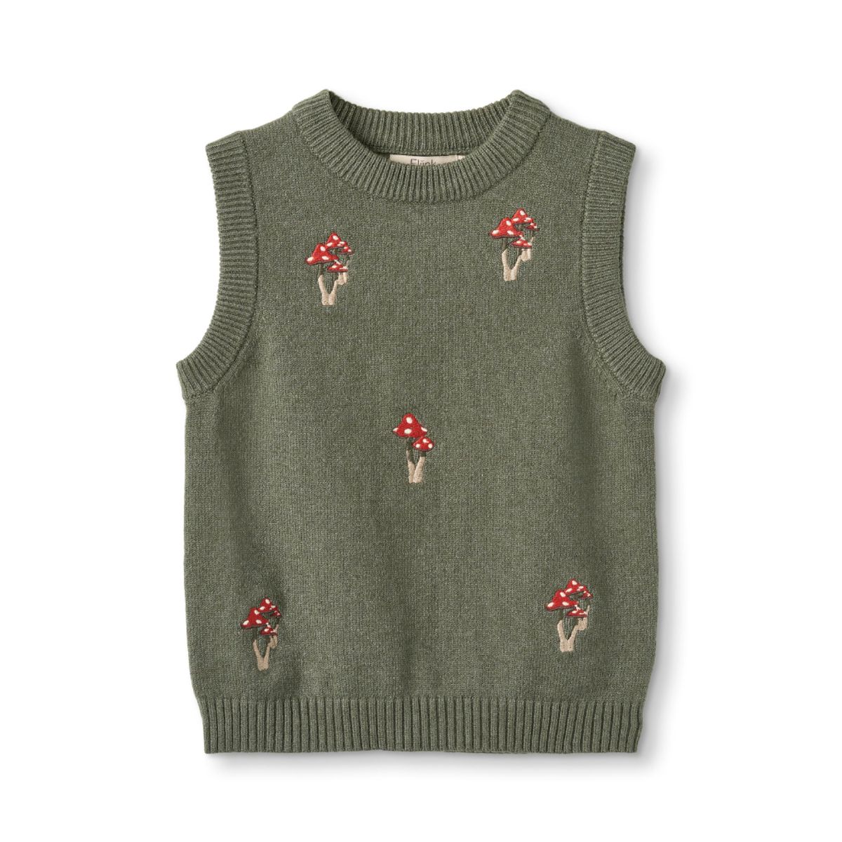 Fliink Vest Benna Mushroom - Fliink - Veste - GladeRollinger.dk