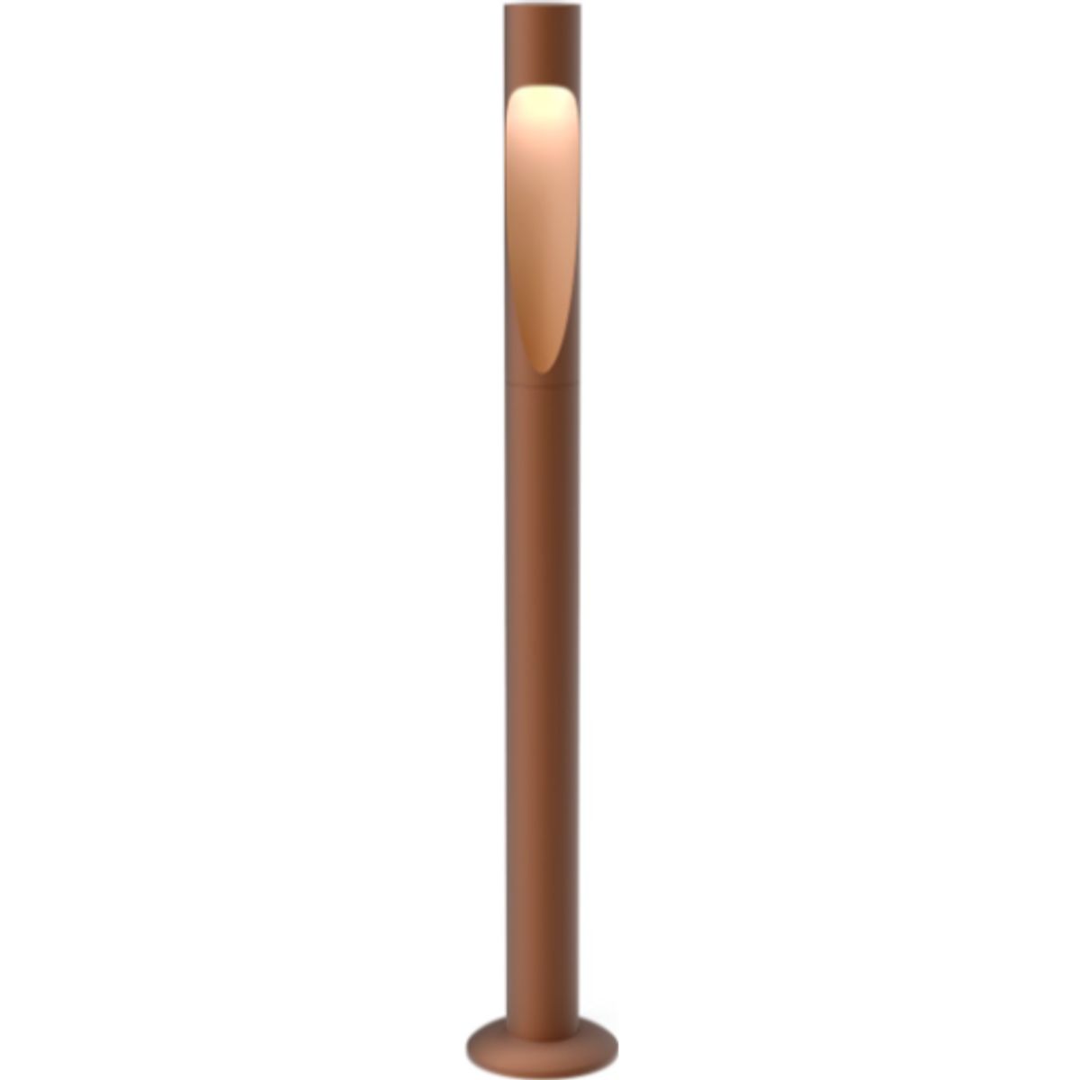 Flindt Garden Pullert LED-DA 27K Corten, base, lang