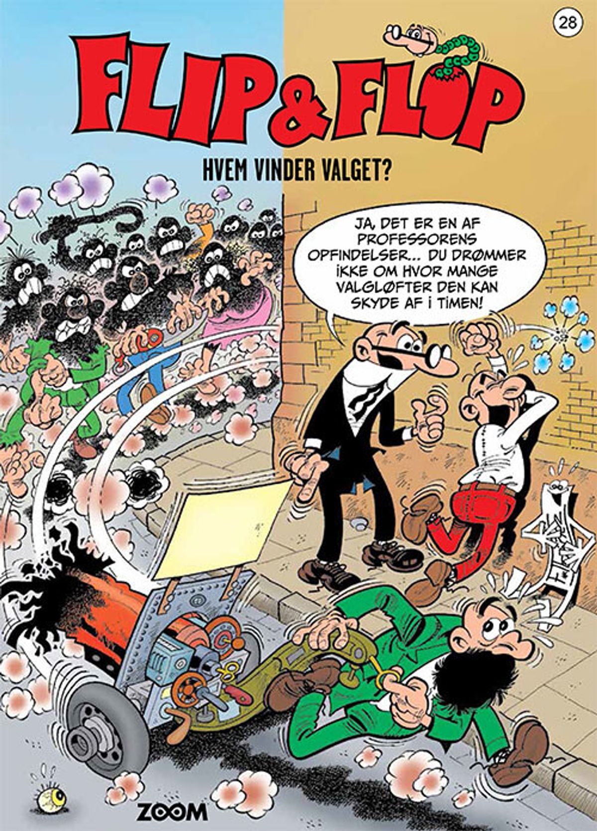 Flip & Flop 28: Hvem Vinder Valget? - F. Ibañez - Tegneserie