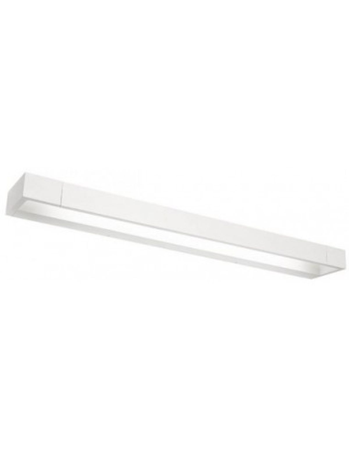 FLIPPER Badeværelseslampe i metal og akryl B60 cm 1 x 17,2W SMD LED - Mat hvid