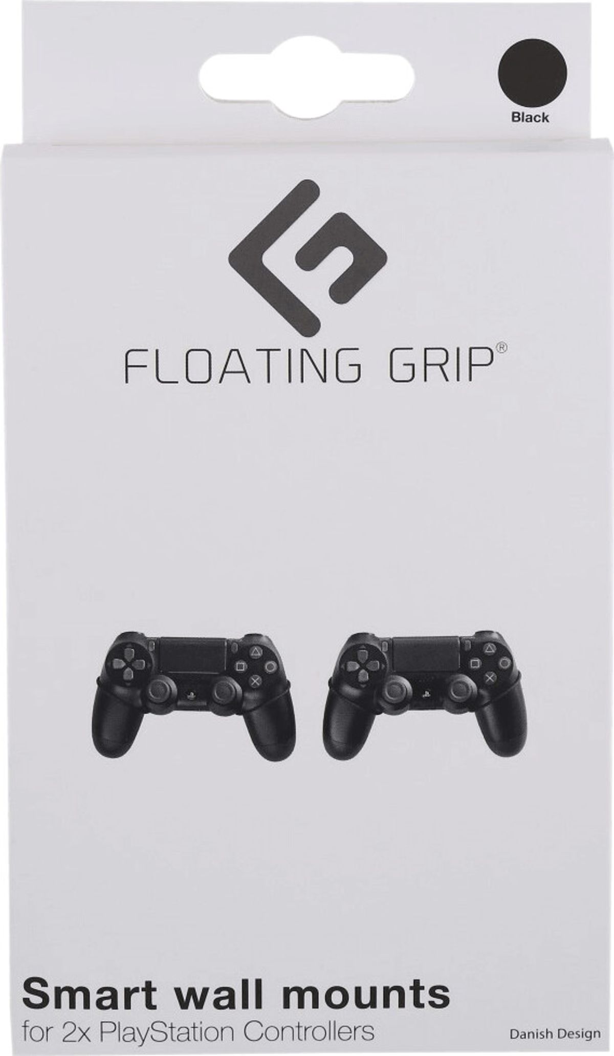 Floating Grip - Vægbeslag Til 2x Ps3 Og Ps4 Controllere - Sort