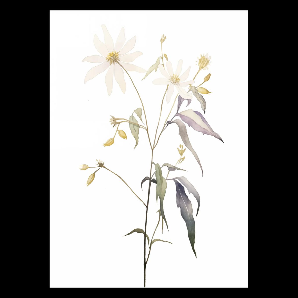 Floral Forms Plakat 30x42 cm (A3) / Ingen ramme