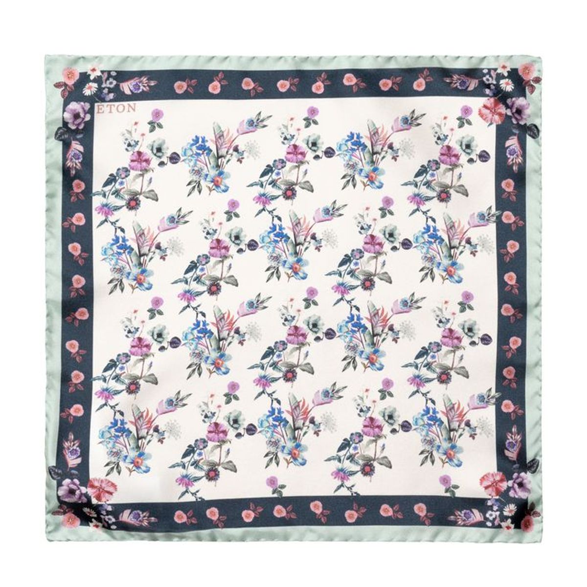 Floral Silk Pocket Square