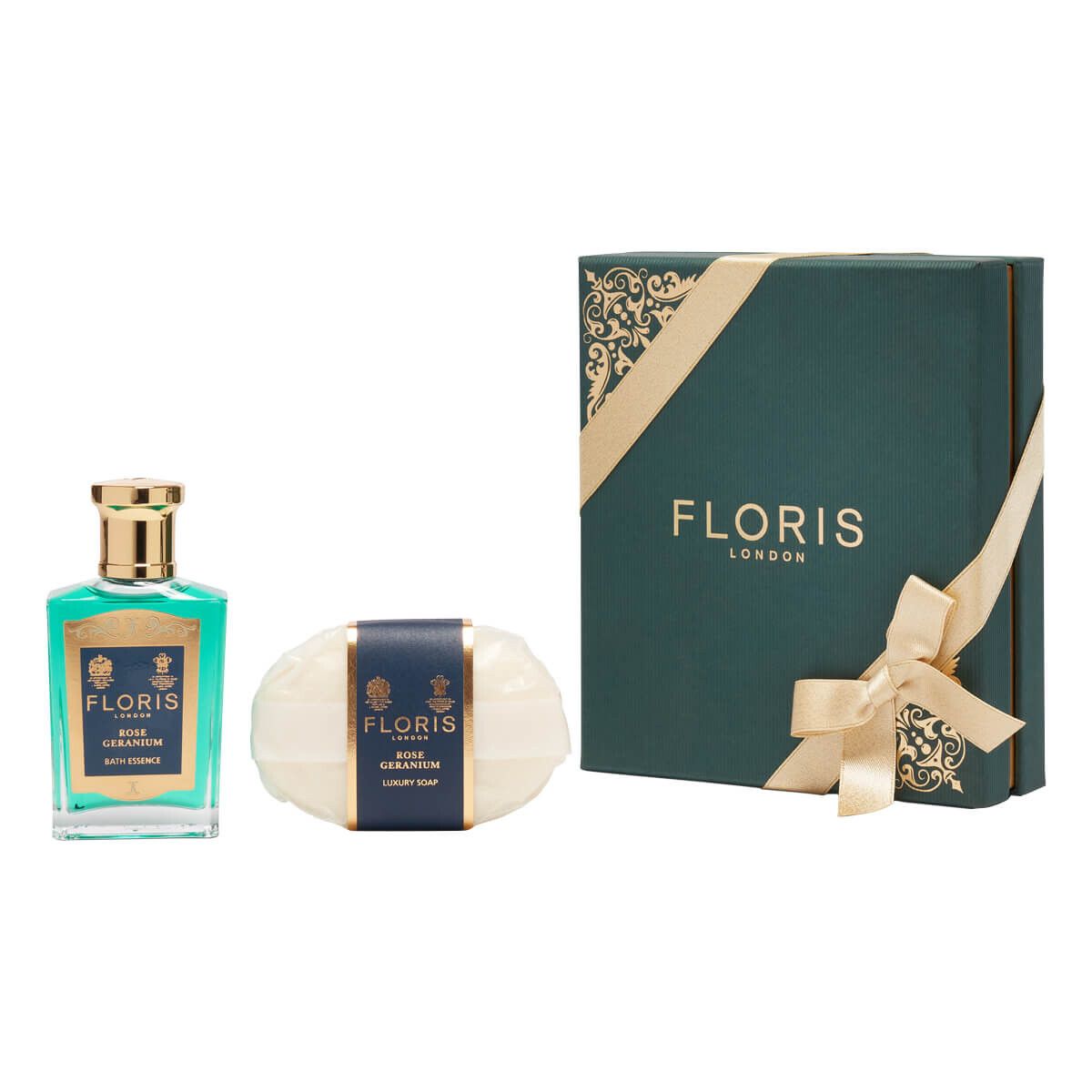 Floris Gavesæt, Bath Essentials, Rose Geranium