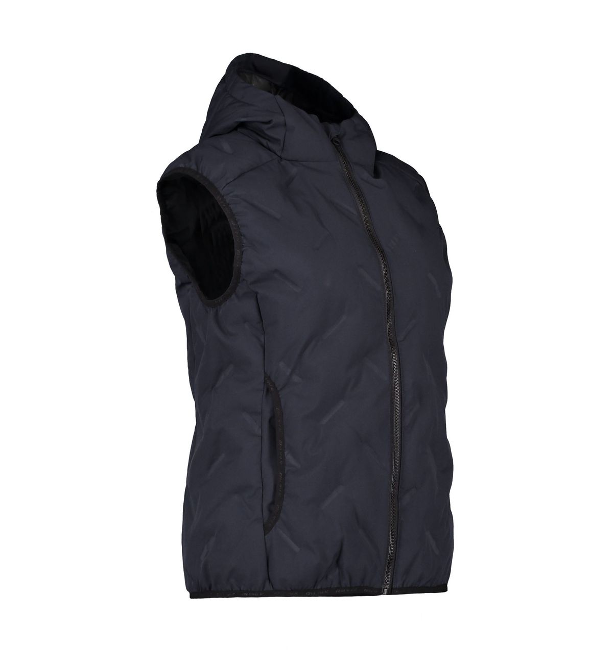 Flot quiltet vest til damer i navy - 2XL