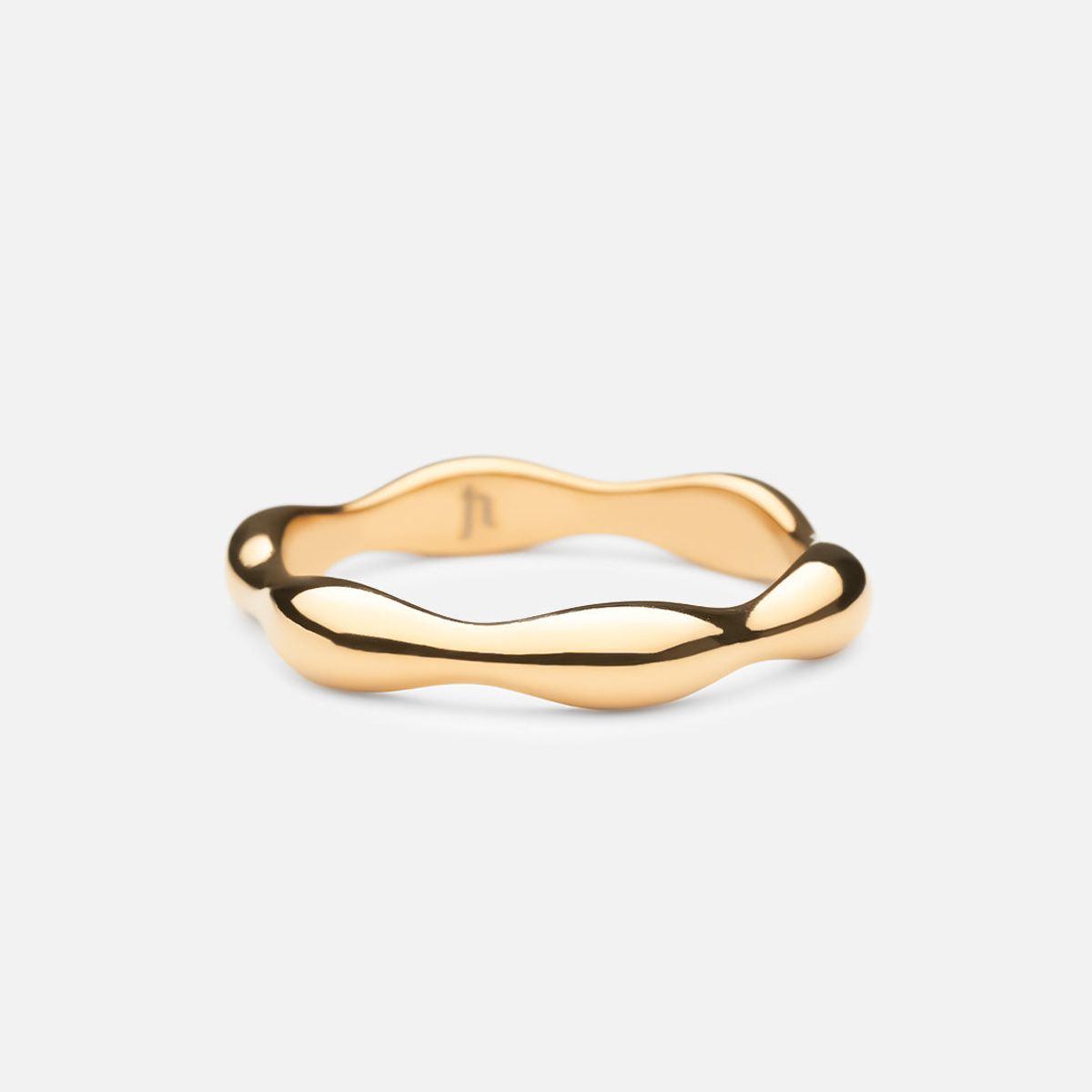 Flow Ring 18k Guldbelagt