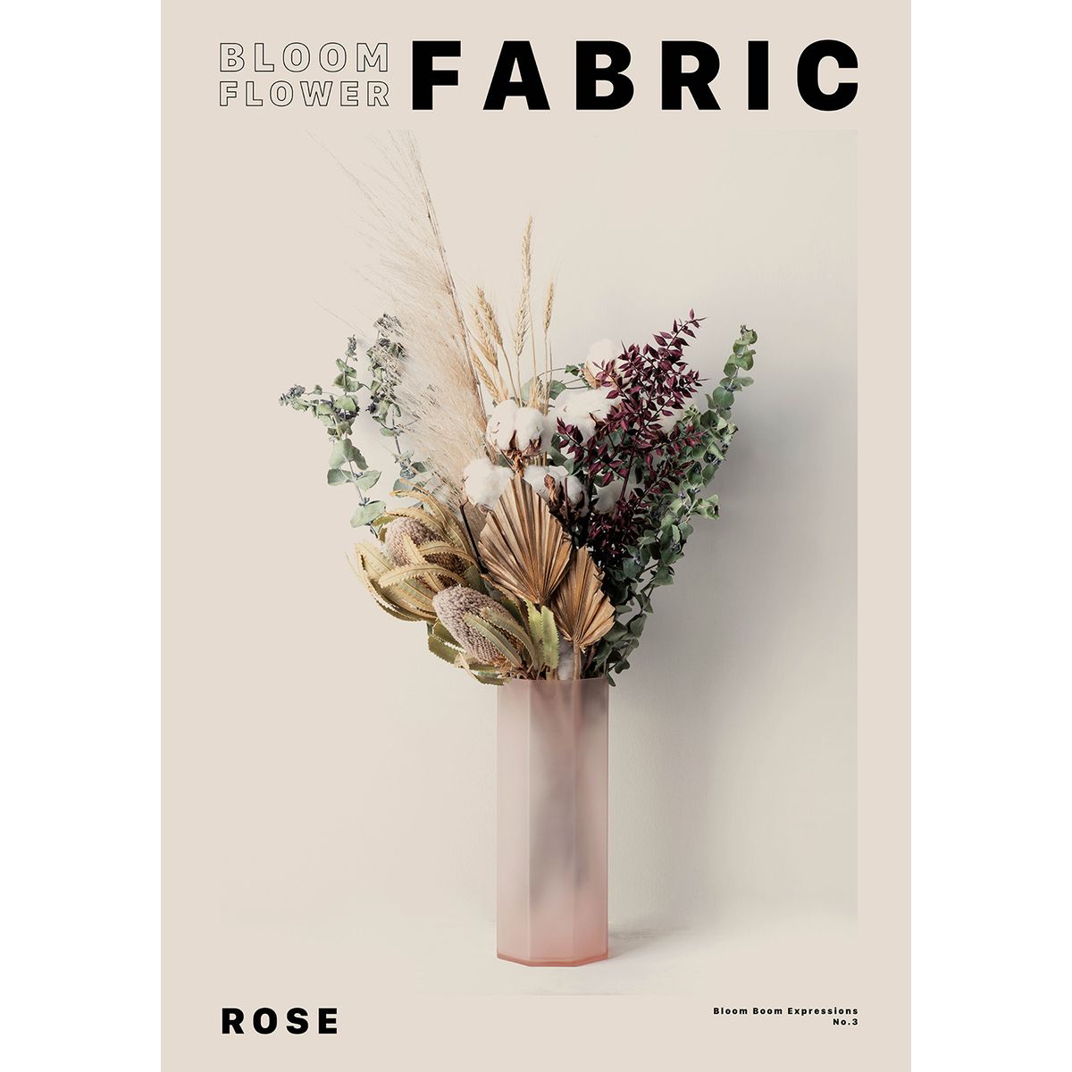 Flower Bloom Fabric Rose af Plakatwerket