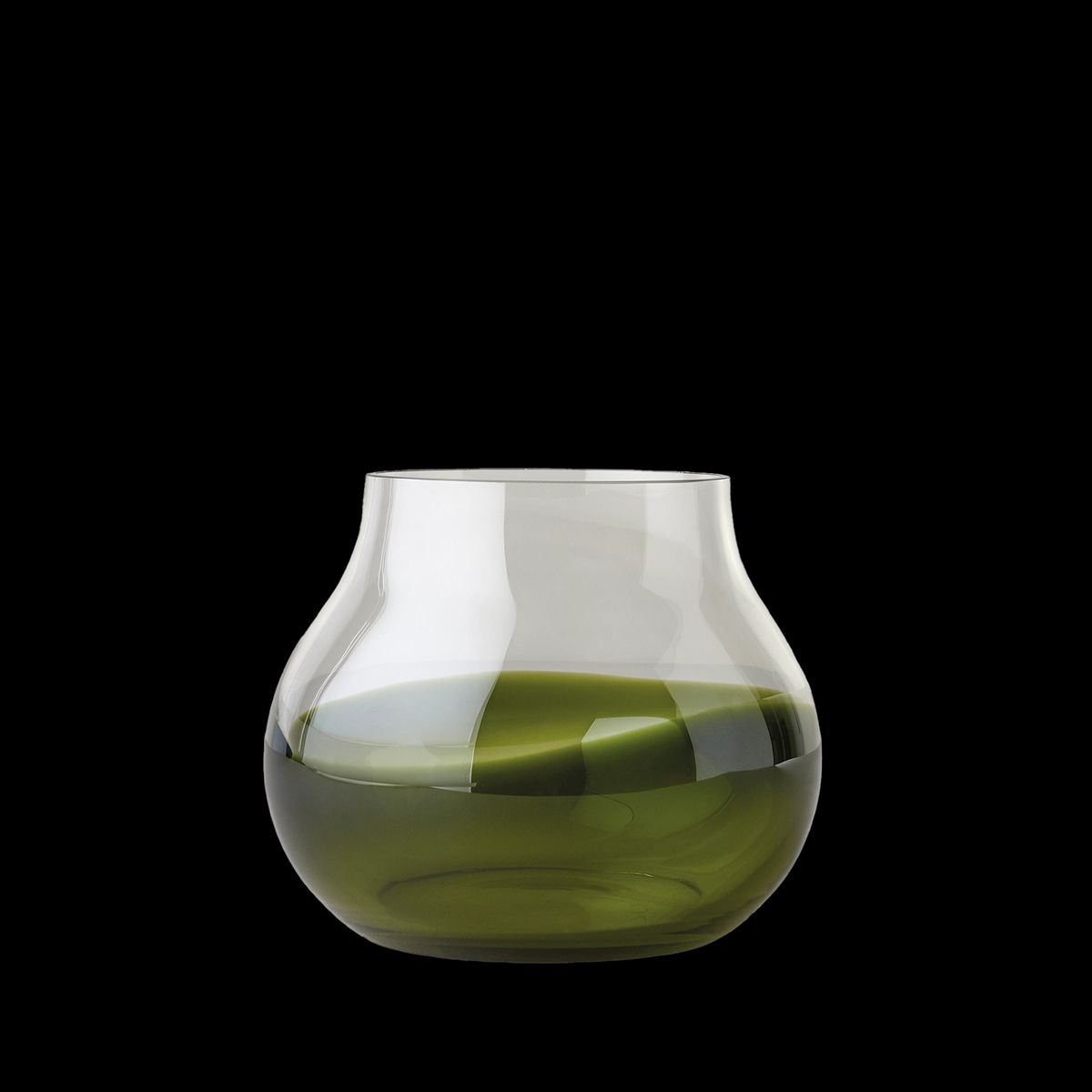 Flower Vase no. 23 - Moss green