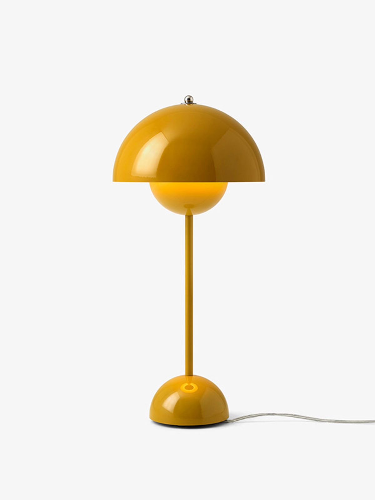 Flowerpot VP3 bordlampe af Verner Panton (Mustard)