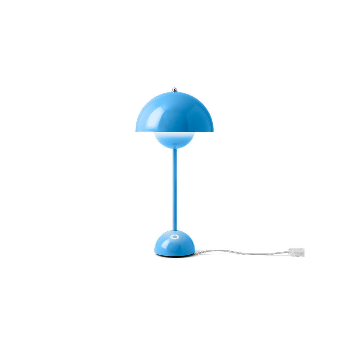 Flowerpot VP3 bordlampe af Verner Panton (Swim Blue)