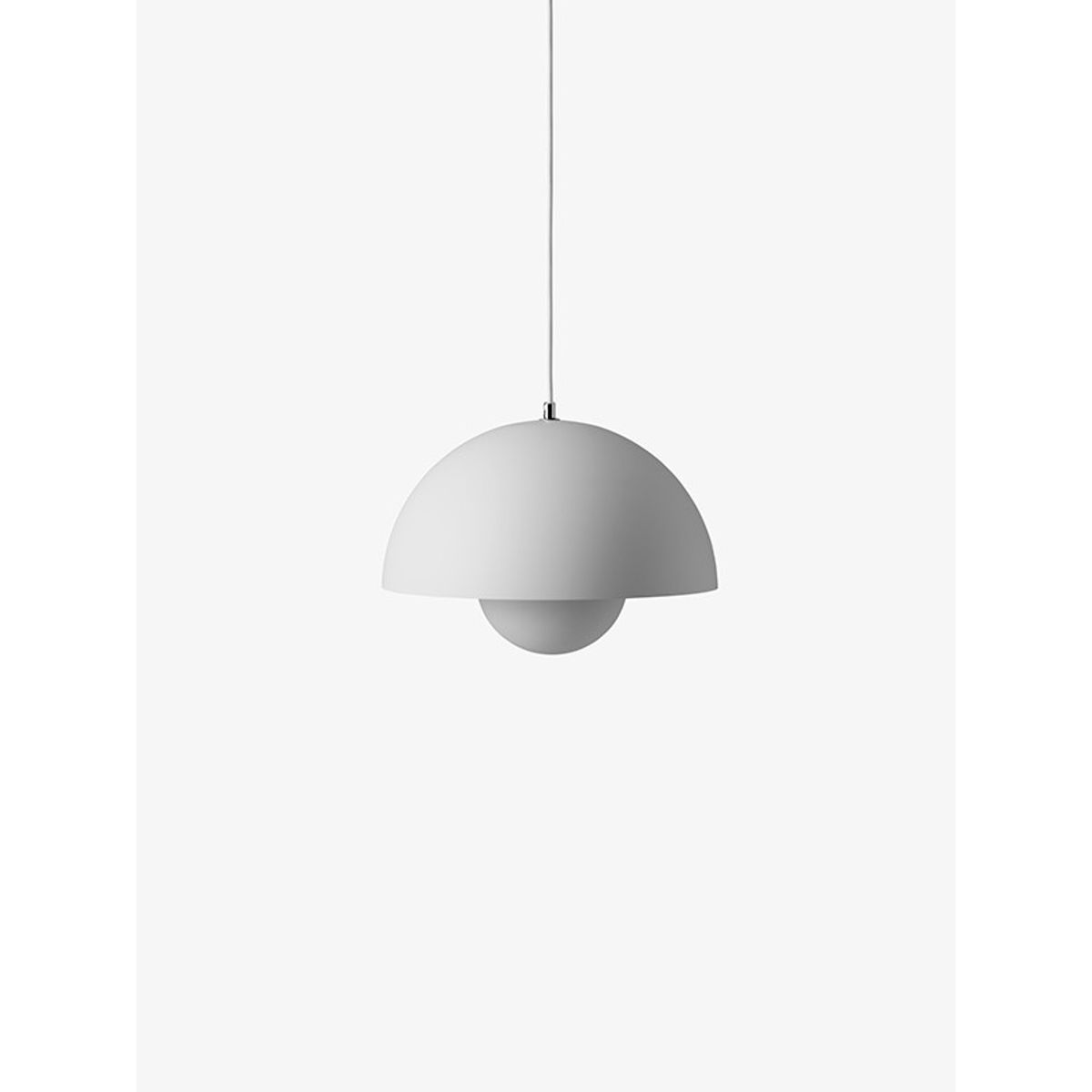 Flowerpot VP7 pendel af Verner Panton (Matt light grey)