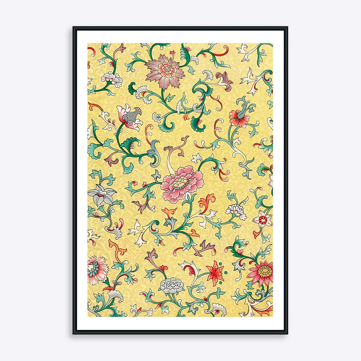 Flowery Yellow - 21x30 cm