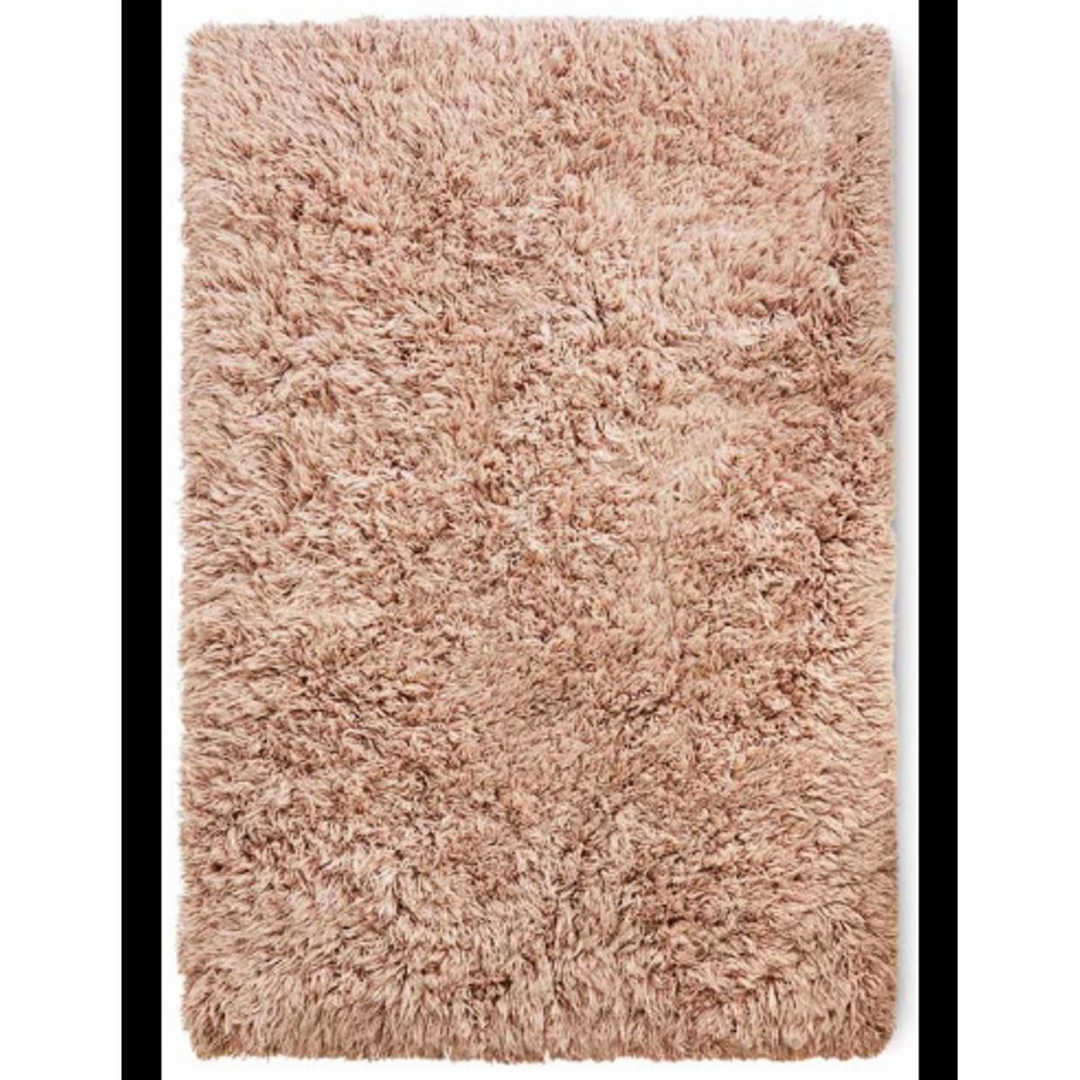 Fluffy tæppe i uld 300 x 200 cm - Soft pink