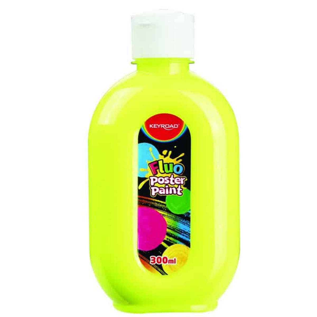 Fluorescerende Plakatmaling Neon Gul 300ml.