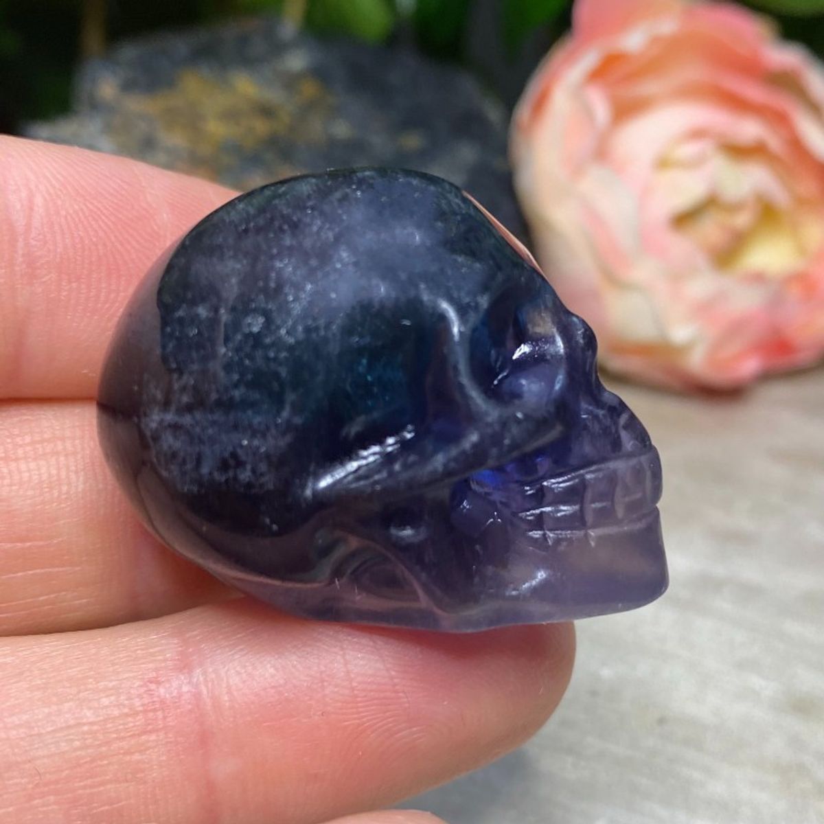 Fluorit skull 40mm