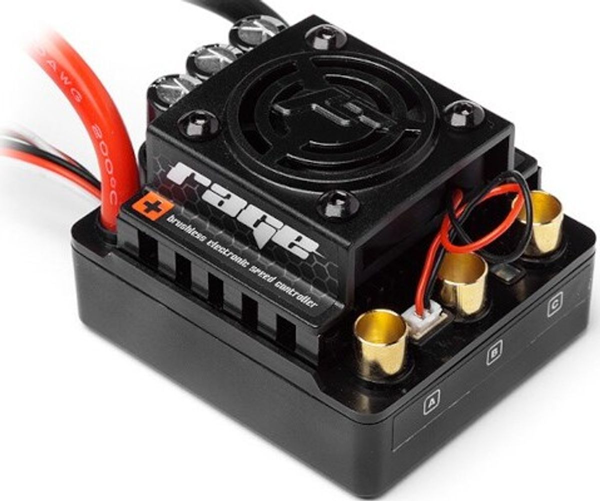 Flux Rage 1:8th Scale 80amp Brushless Esc - Hp101712b - Hpi Racing