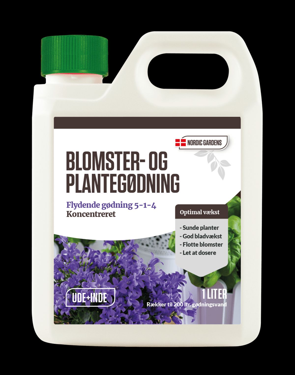 Flydende blomster- og plantegødning - 1 liter