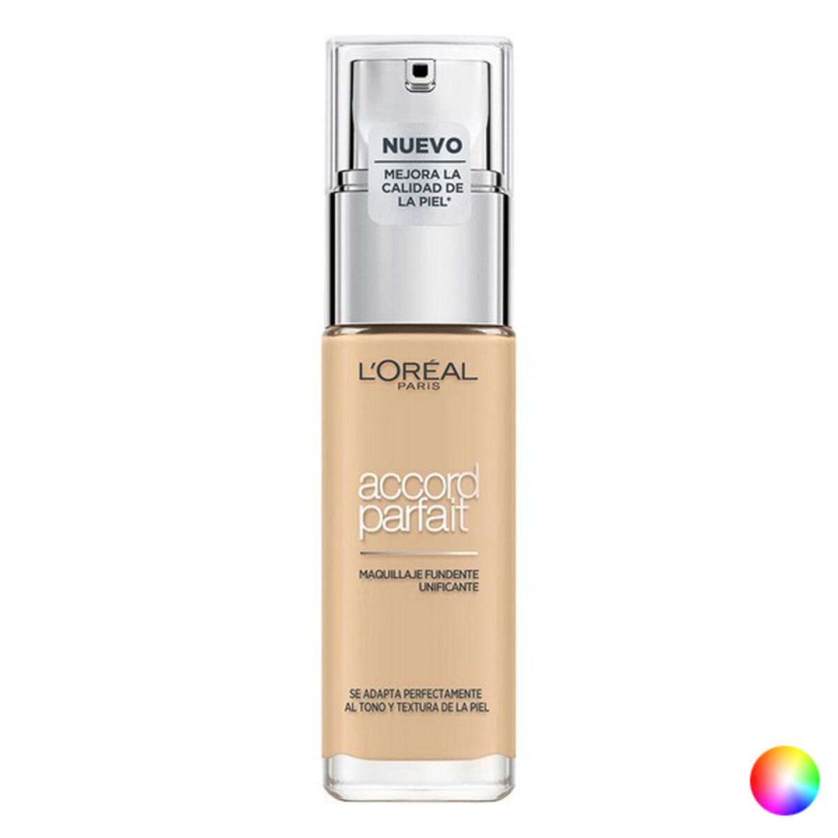 Flydende makeup foundation Accord Parfait L'Oreal Make Up (30 ml) (30 ml) 1,5N-linen 30 ml