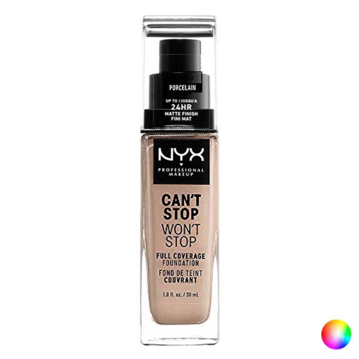 Flydende makeup foundation Can't Stop Won't Stop NYX (30 ml) (30 ml) cocoa 30 ml