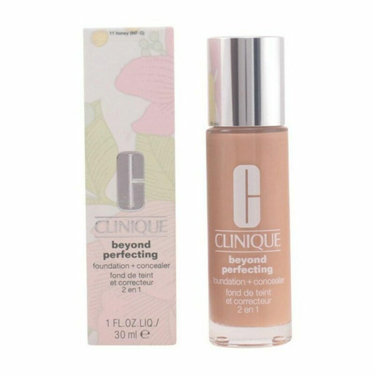 Flydende makeup foundation Clinique Beyond Perfecting Dækcreme til Ansigtet 11-Honey (30 ml)