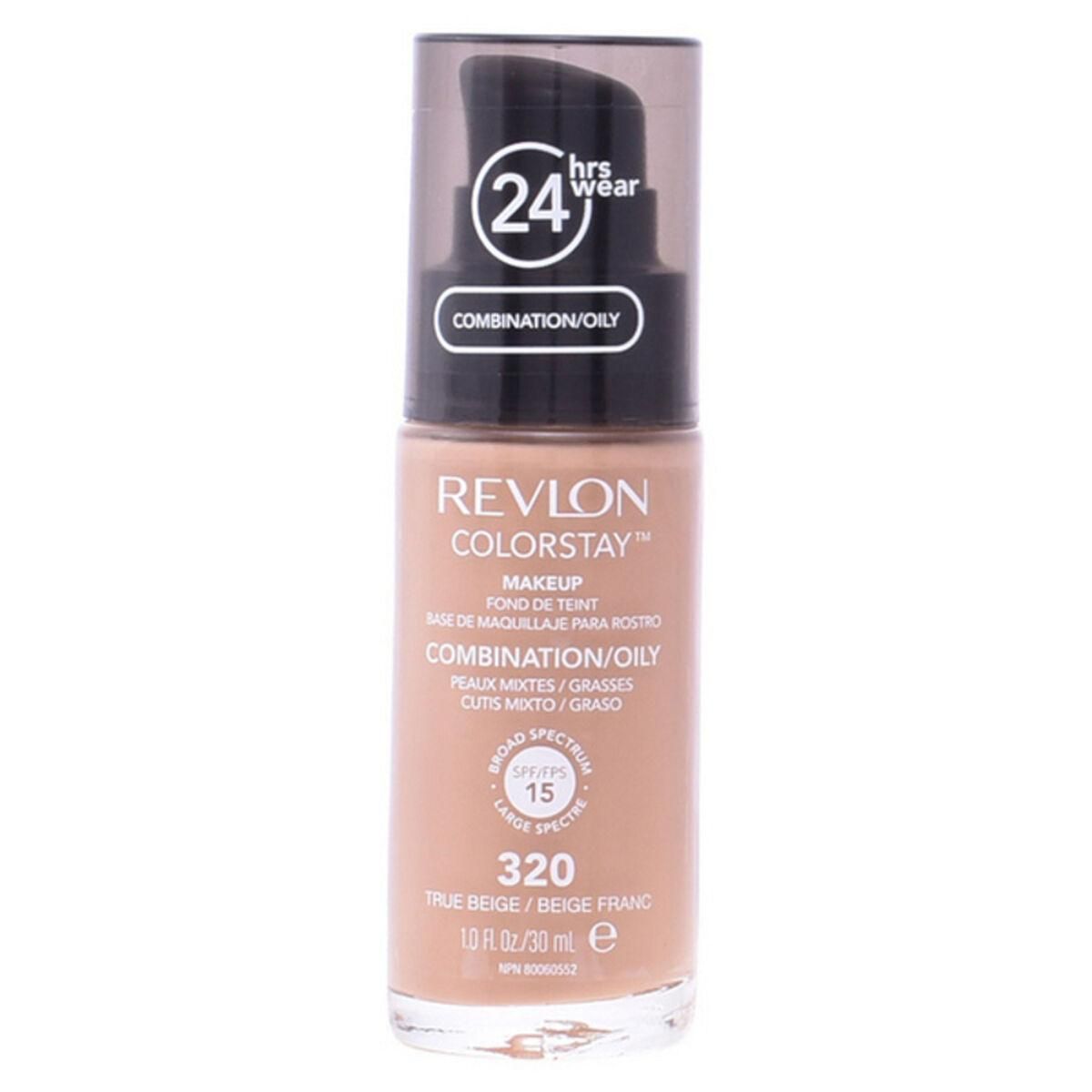 Flydende Makeup Foundation Colorstay Revlon 309974700108 (30 ml) 180 - Sand Beige - 30 ml