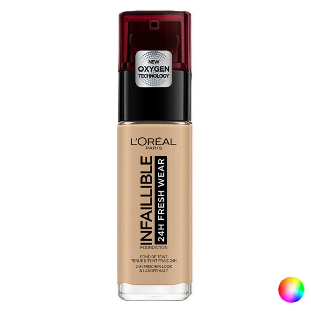 Flydende makeup foundation Infaillible 24H L'Oreal Make Up (30 ml) (30 m) (30 ml) 015-porcelain 30 ml