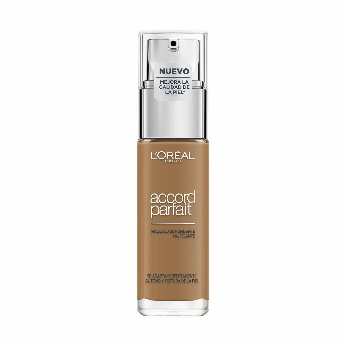 Flydende Makeup Foundation L'Oreal Make Up Accord Parfait 8,5D/8,5W-caramel 30 ml